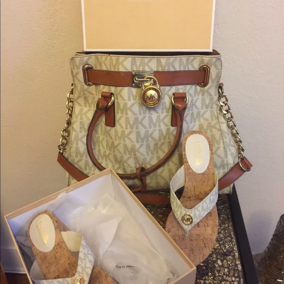 Michael Kors Hamilton matching sandals - Picture 2 of 6